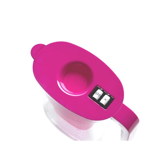BWT Vida kancsó (2,6 liter pink) manuális szett 3 filterrel