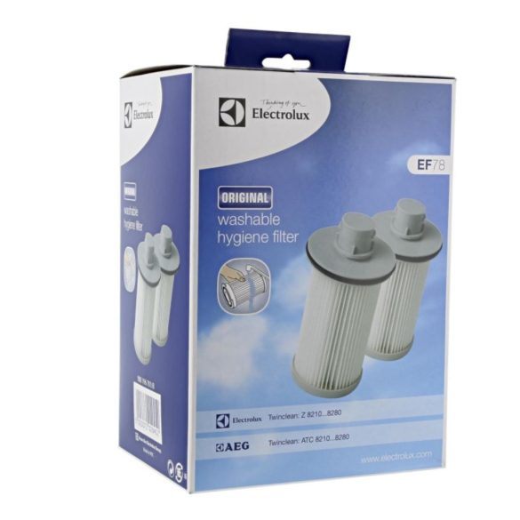 Gyári AEG ATC 8210 ... / ELECTROLUX TwinClean Z 8200... porszívókhoz EF78 (2db/csomag) 9001967018