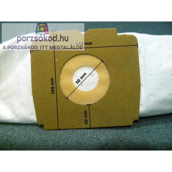 Mikroszűrős porzsák 5 darabos kiszerelésben(E13S)