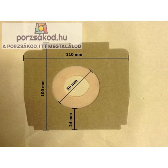 Papír porzsák, 5 darabos kiszerelésben(E13)