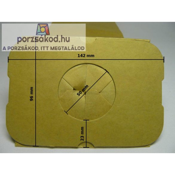 Papír porzsák, 5 darabos kiszerelésben(E28)