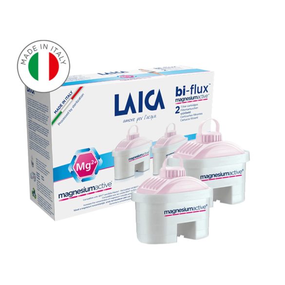 Laica Bi-Flux vízszűrő kancsóhoz szűrőbetét, G2M magnézium, 2db