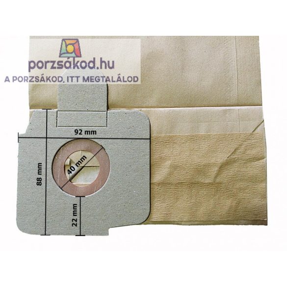 Papír porzsák, 5 darabos kiszerelésben(K20)