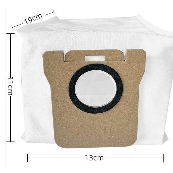 Porzsák szett Xiaomi Robot Vacuum X10+ / X10 EU /X 20+ / X20 Max Dreame L10s Ultra Dreame L10 Ultra Dreame Bot L10 Prime robotporszívókhoz (5 db)