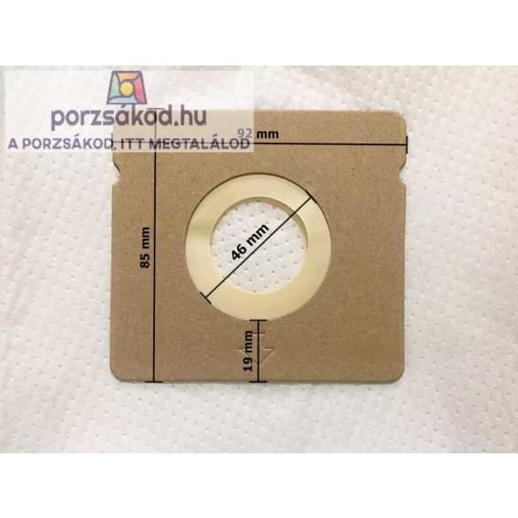 Mikroszálas porzsák szett MOULINEX Ergo Compact RO 5223GA porszívóhoz (5db/csomag) 