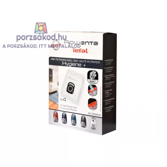 Rowenta Hygeine + porzsák szett, 4db porzsák (ZR200540)