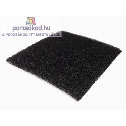   Univerzális Porszívó Motorvédő Szűrő 2 rétegű 125x128mm 7 mm vastag, vágható